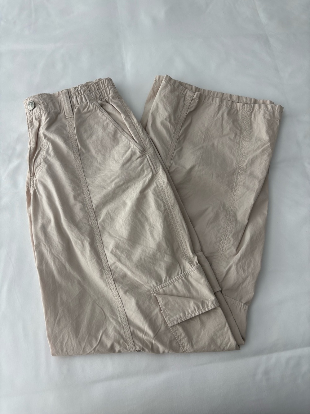 Zara cream cargo pants